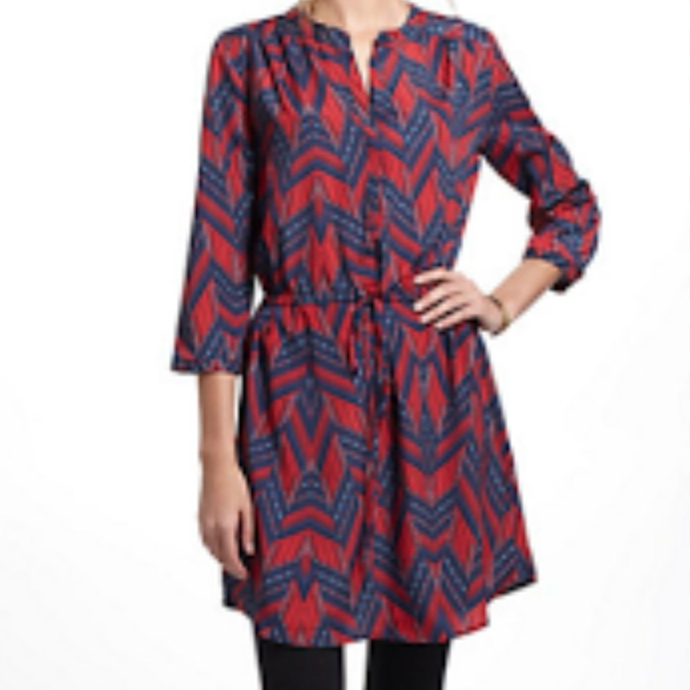 Maeve Gregarious Garden Shirt Dress